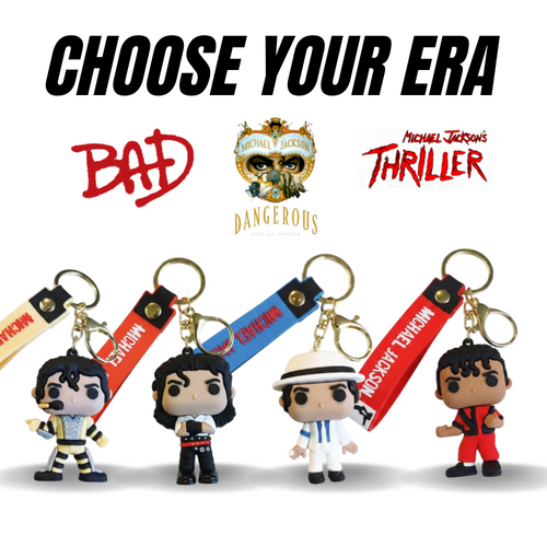 MJ King of Pop Keychain